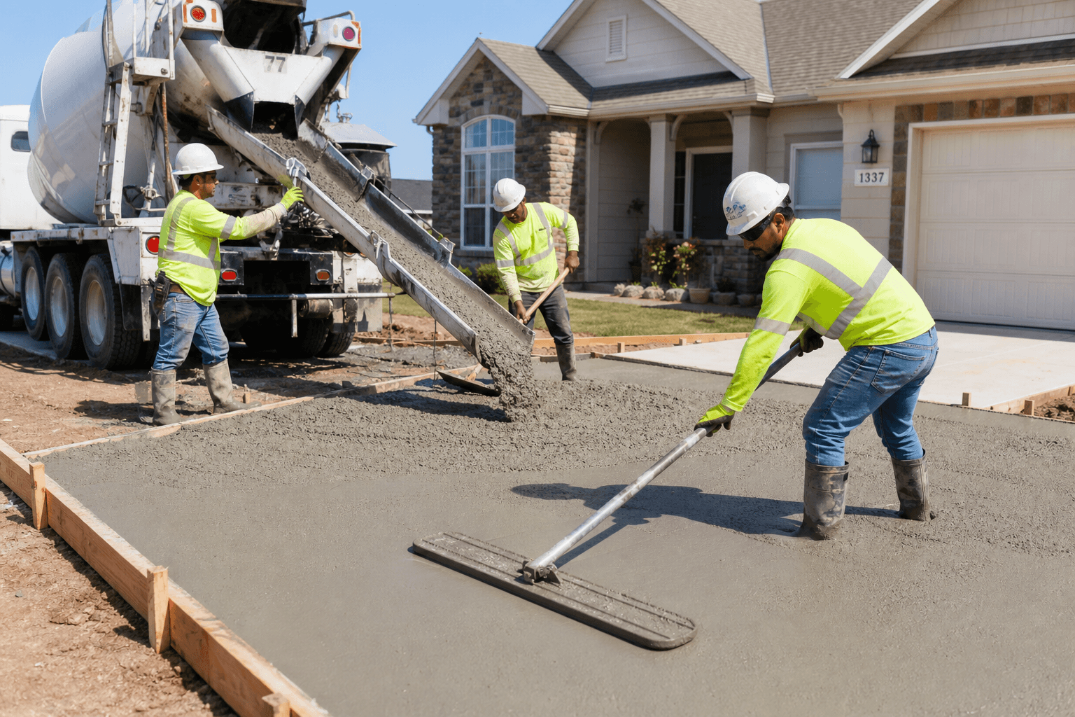 Sample website for Ramírez Concrete