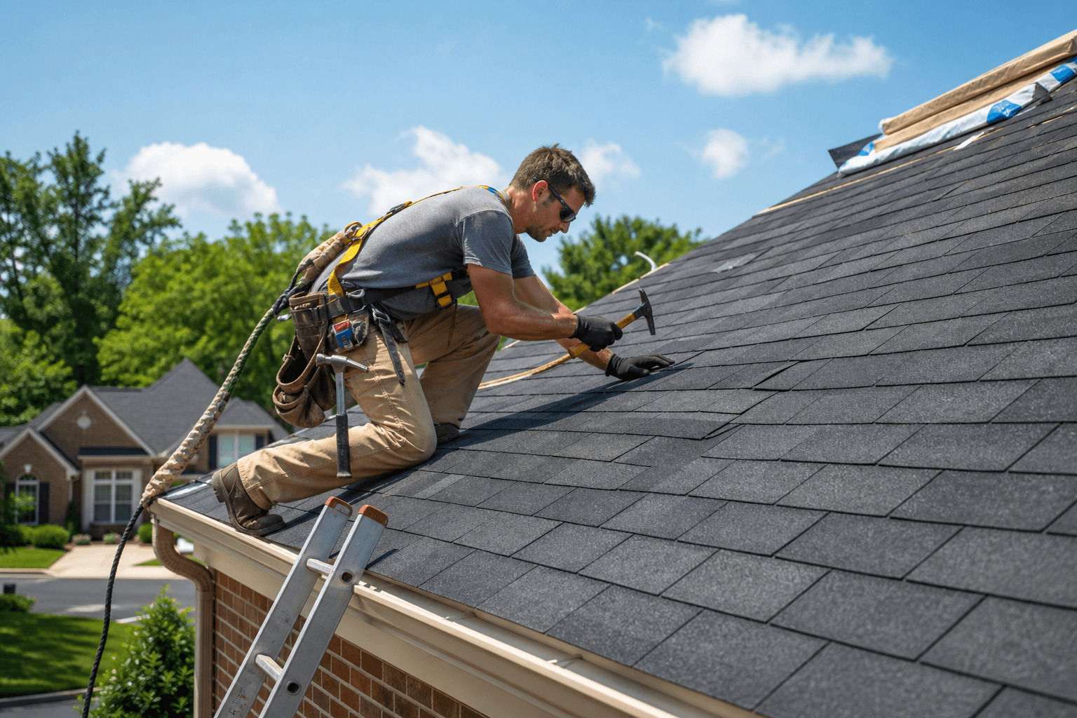 Sample website for Hernández Roofing